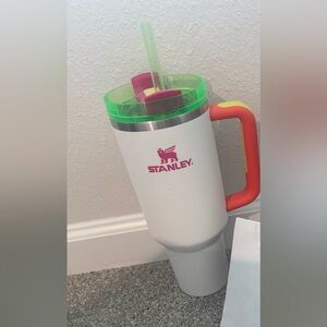 Stanley Green and White Insulated Party Tumbler